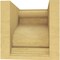 Ekena Millwork 6"W x 6"D x 6"H Wide Scroll Rough Cedar Woodgrain TimberThane Corbel, Primed Tan CORUR06X06X06SCRRCPR - alternate 6